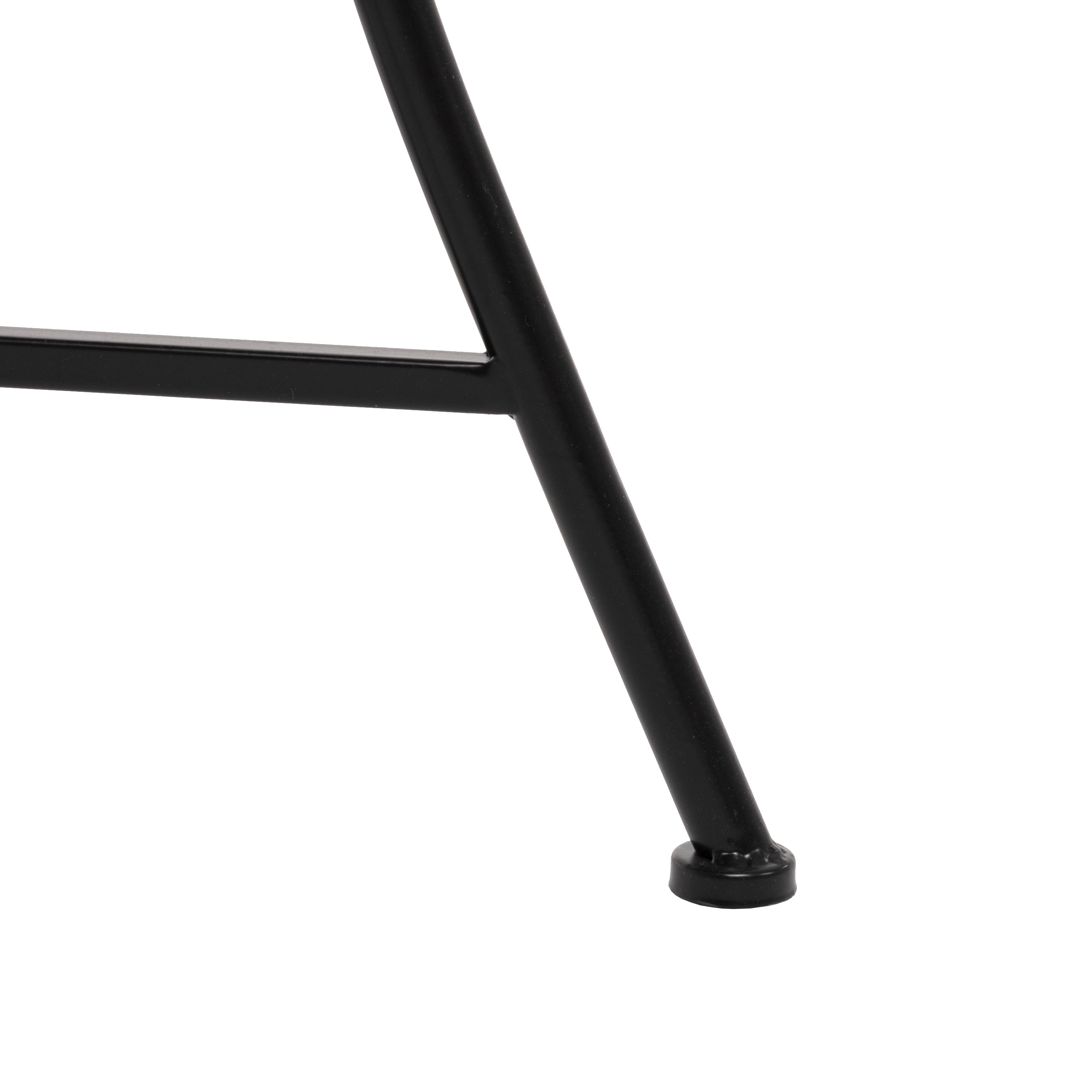 VESTIAMO CASA - Tavolo Rettangolare in metallo nero con top maioliche Blu - h75x120x80 cm
